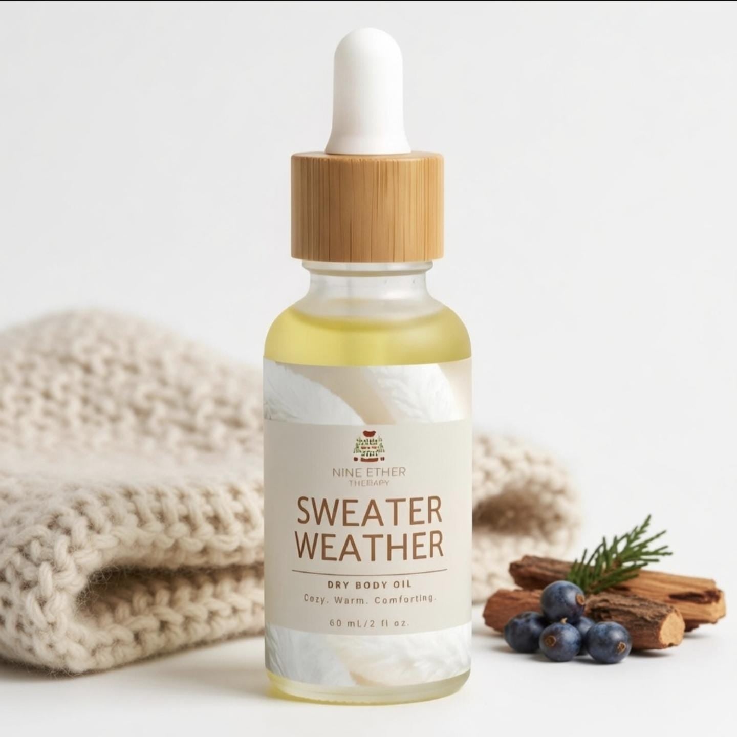 Sweater Weather Dry Body Oil | Nine Ether Skin Rituals